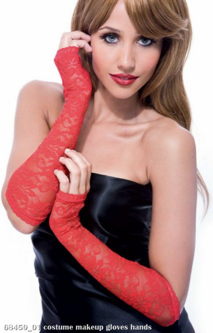 Lace Fingerless Gloves Adult
