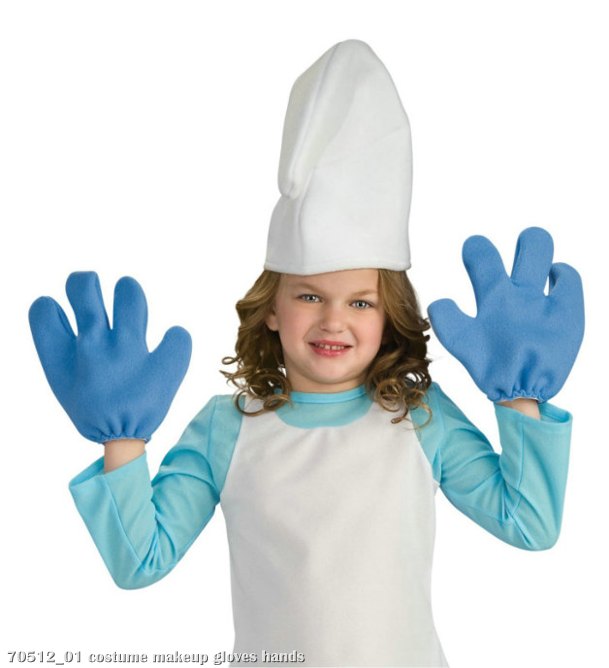 The Smurfs Mittens Child - Click Image to Close