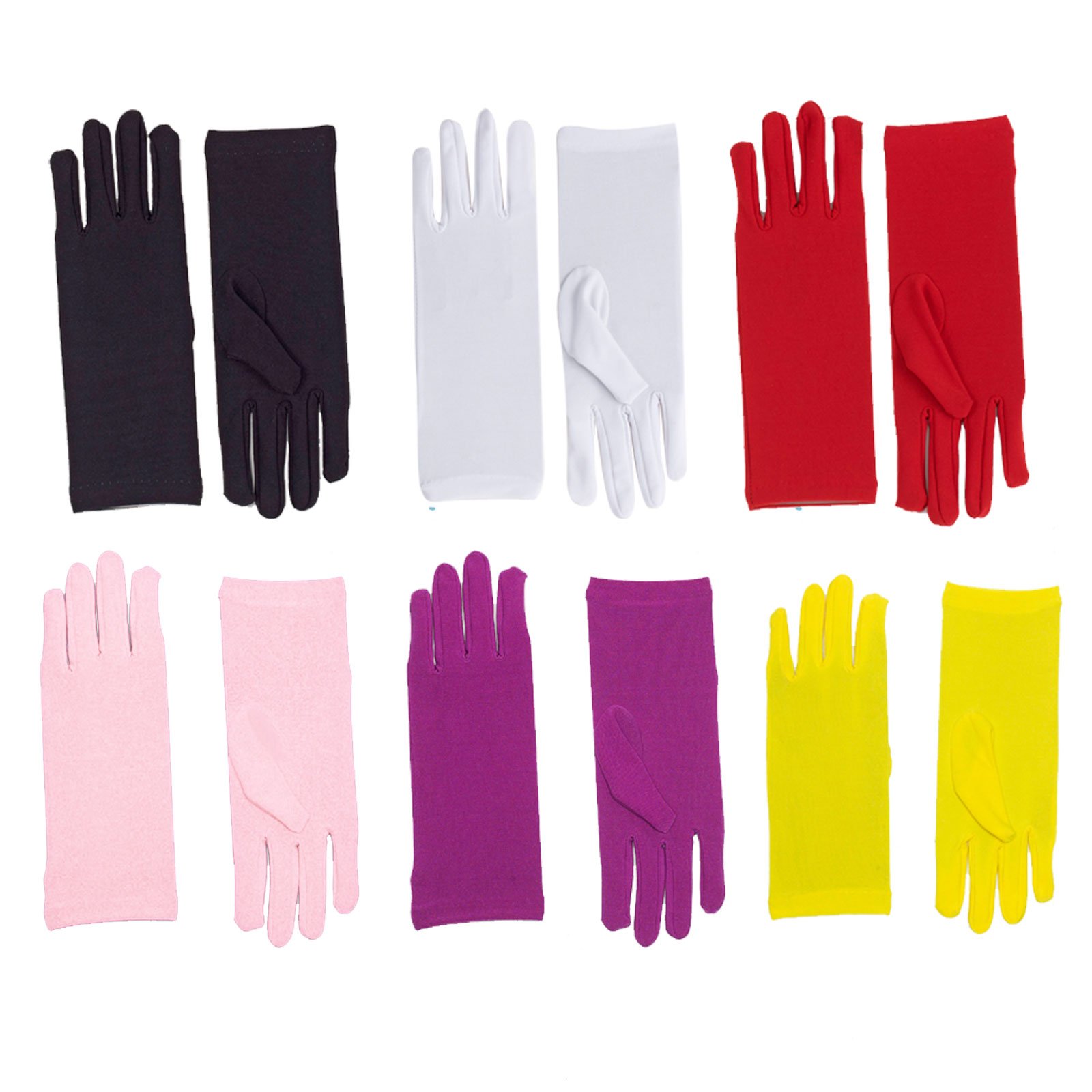 Short Dress Adult Gloves - Click Image to Close