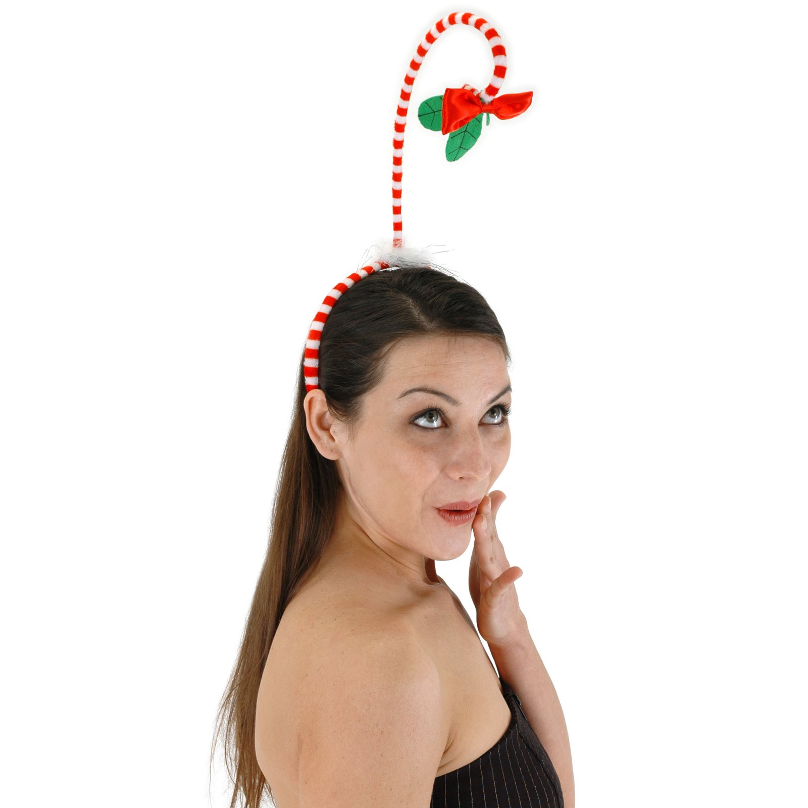 Springy Mistletoe Headband - Click Image to Close