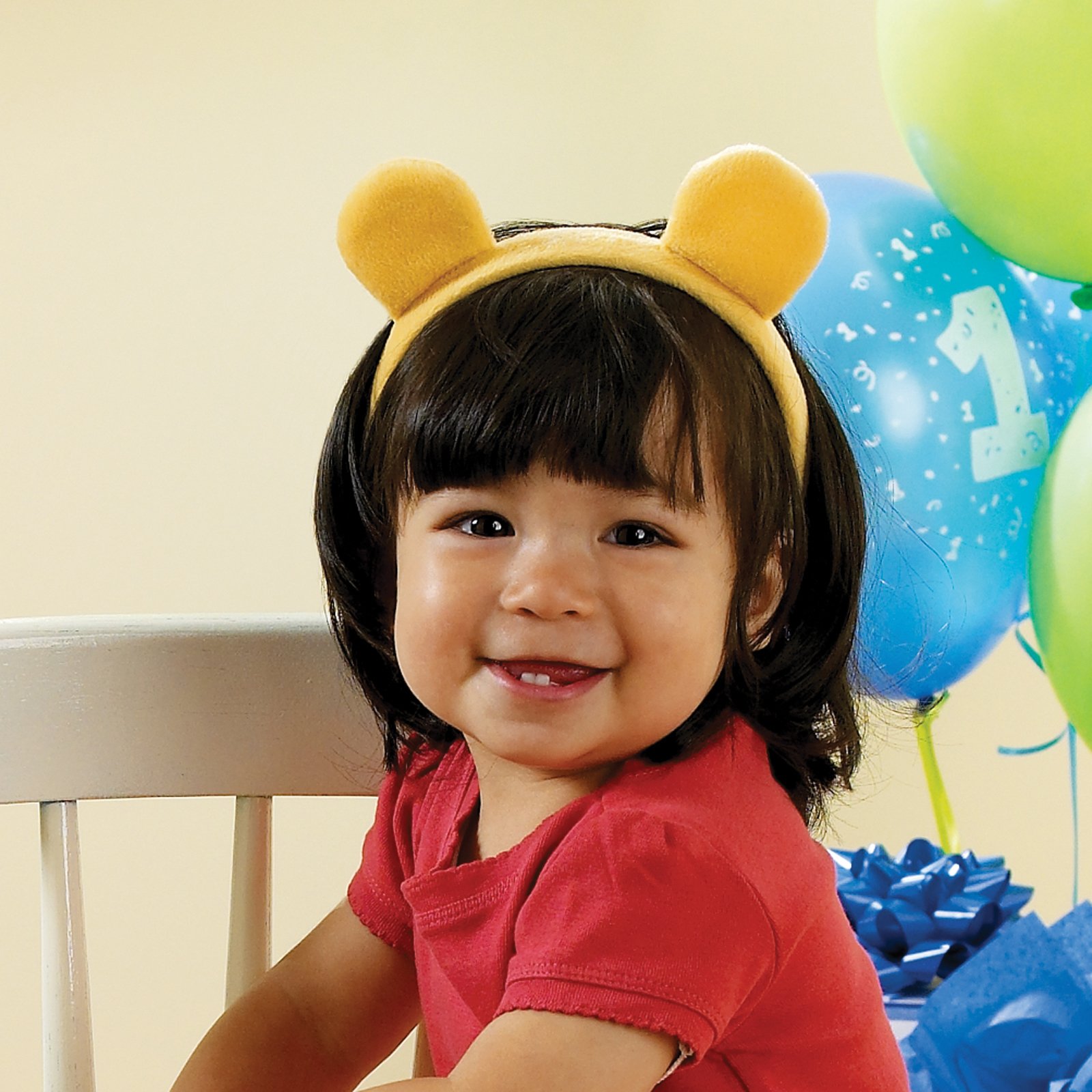 Disney Pooh Ears Plush Headband Child - Click Image to Close