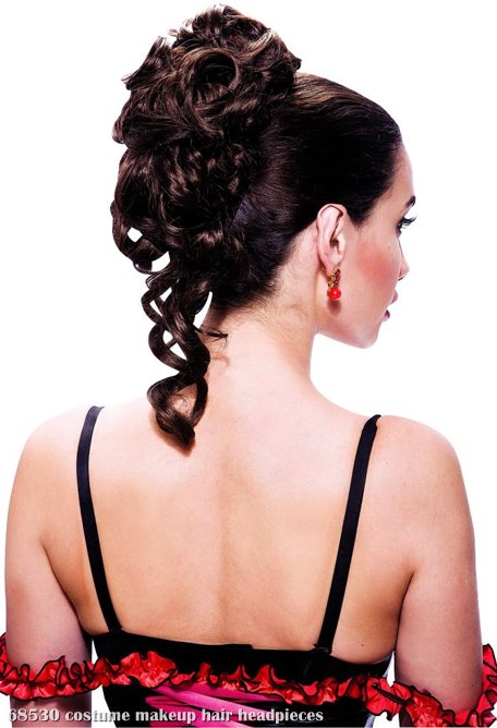 French Kiss Amelie Ponytail Brown Adult - Click Image to Close