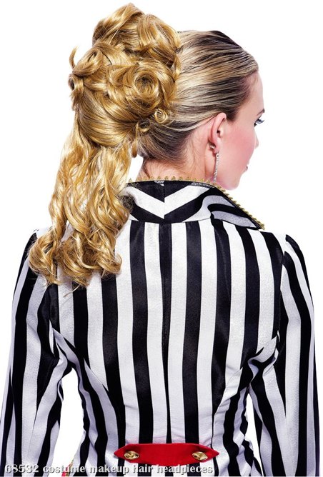 French Kiss Amelie Ponytail Blonde Adult - Click Image to Close