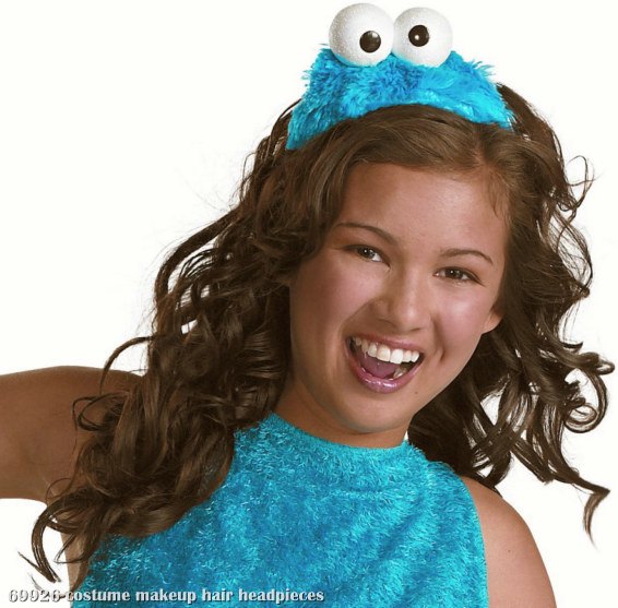 Sesame Street - Cookie Monster Adult Headband - Click Image to Close