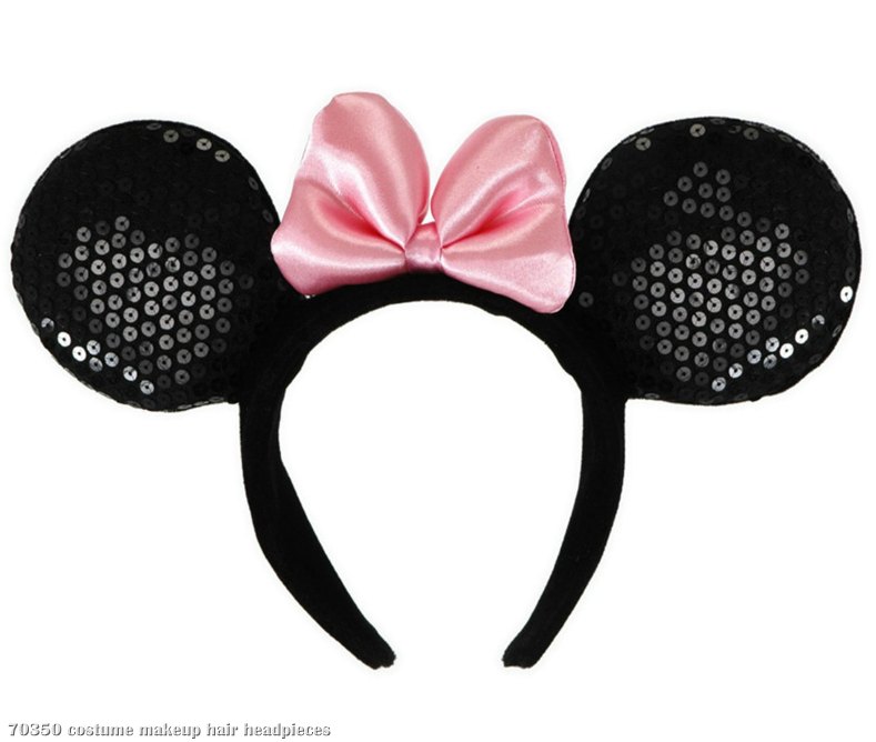 Disney Minnie Ears Deluxe Headband Child - Click Image to Close