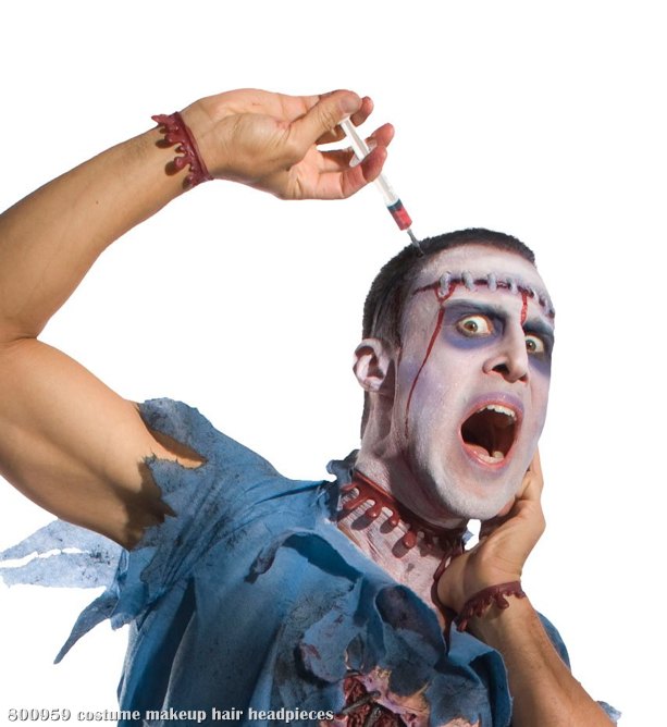 Zombie Syringe Headpiece - Click Image to Close