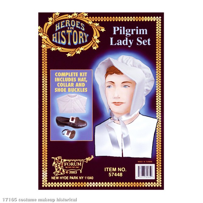 Heroes in History - Pilgrim Woman Accessory Kit - Click Image to Close