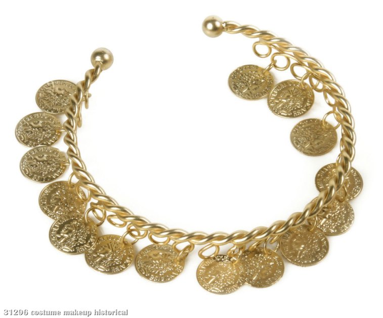 Grecian Coin Bracelet - Click Image to Close