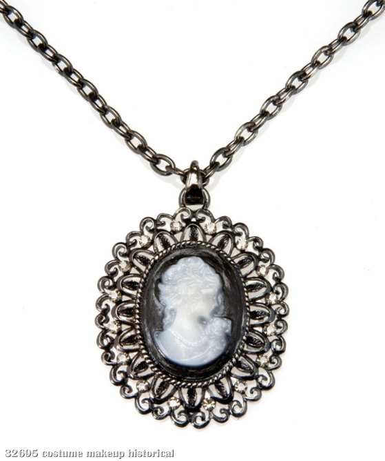 Victorian Cameo Pendant & Chain