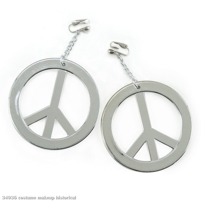 Peace Earrings - Click Image to Close