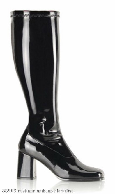 Gogo (Black) Adult Boots - Wide Width - Click Image to Close