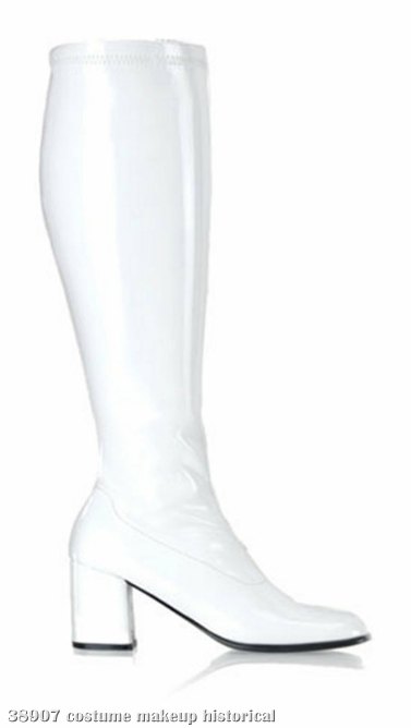 Gogo (White) Adult Boots - Wide Width - Click Image to Close