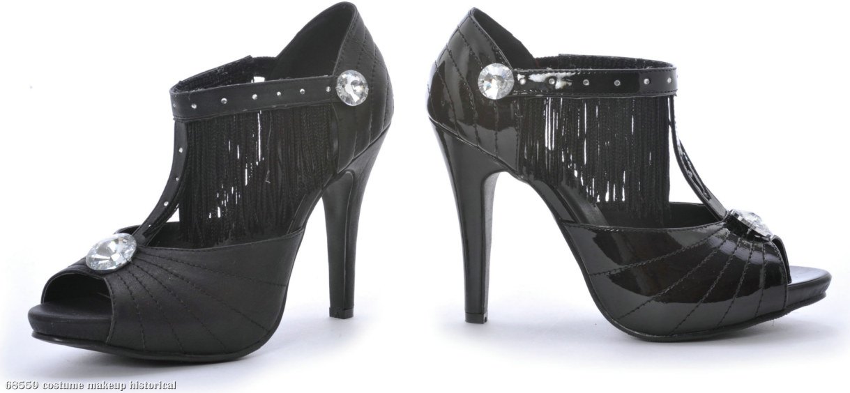 Jazzy (Black) Adult Shoes - Click Image to Close