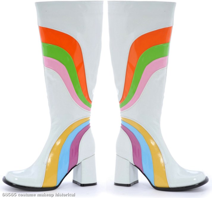 Jiggy (White) Adult Boots - Click Image to Close