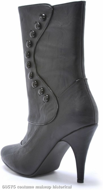 Ruth Victorian (Black) Adult Boots