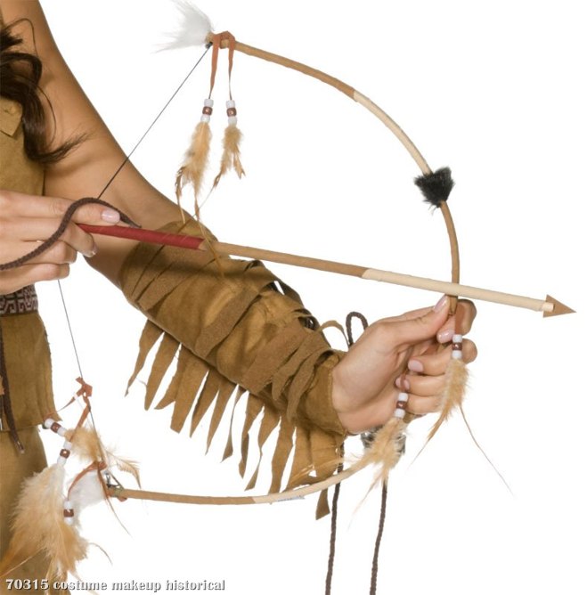 Indian Bow &amp; Arrow Set - Click Image to Close