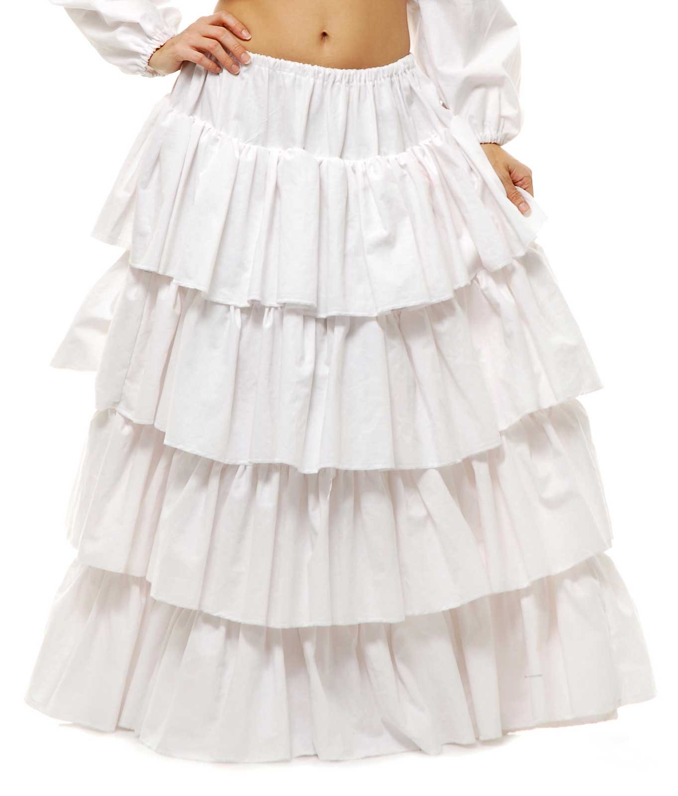 Cotton Petticoat Adult - Click Image to Close