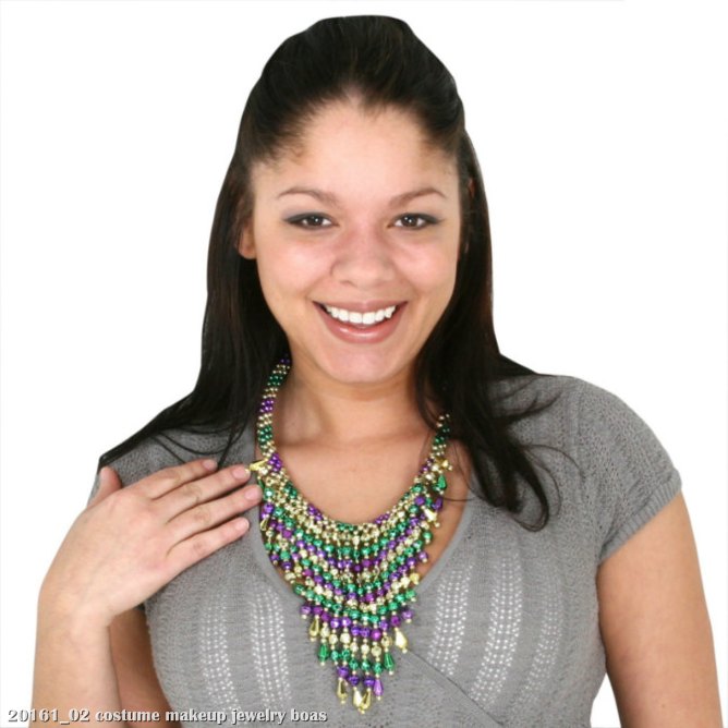 Mardi Gras Necklace - Click Image to Close