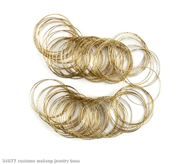 Gold Bangles (50) - Click Image to Close