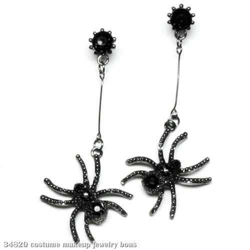 Spider Earrings - Click Image to Close