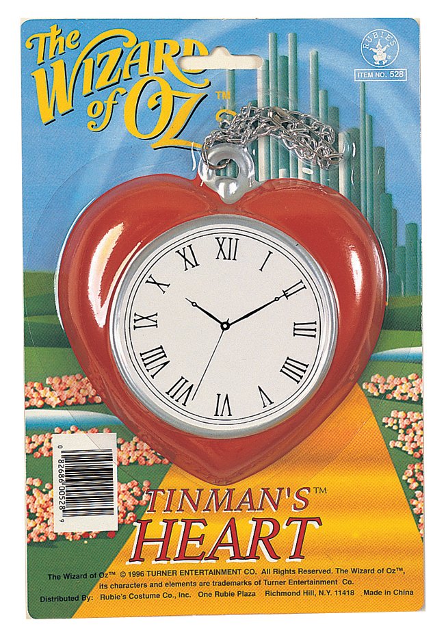 The Wizard of Oz Heart Clock - Click Image to Close