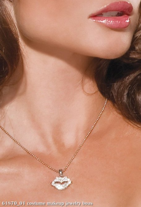 Kiss Necklace - Click Image to Close