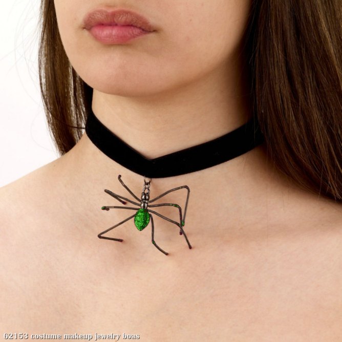 Spider Choker (Green) - Click Image to Close