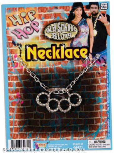 Hip Hop Knuckle Necklace - Click Image to Close