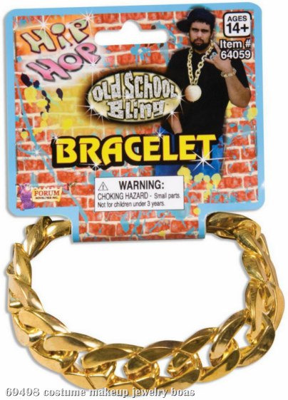 Hip Hop Big Links Metal Bracelet - Click Image to Close