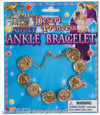 Desert Princess Adult Ankle Bracelet - Click Image to Close