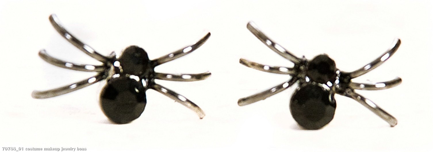 Spider Gem Earrings - Click Image to Close