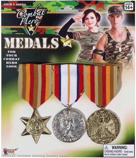Army Three Medals - Click Image to Close