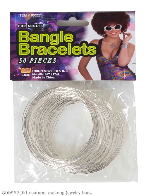 Silver Bangle Bracelets Adult