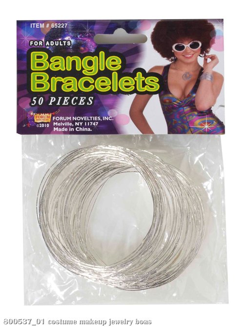 Silver Bangle Bracelets Adult - Click Image to Close