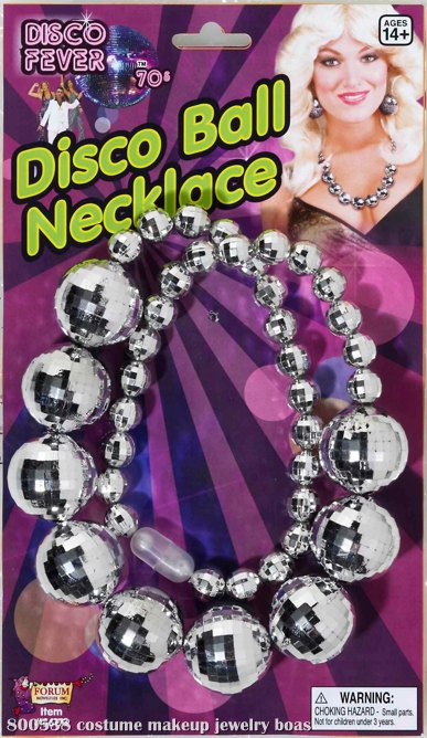 Disco Necklace Adult - Click Image to Close