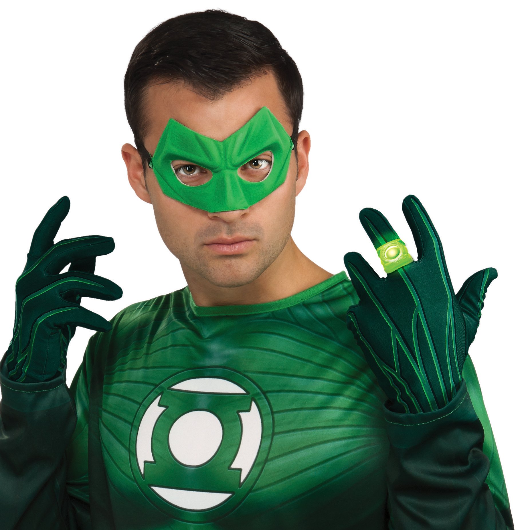 Green Lantern Movie - Green Lantern Light-Up Ring (Adult) - Click Image to Close