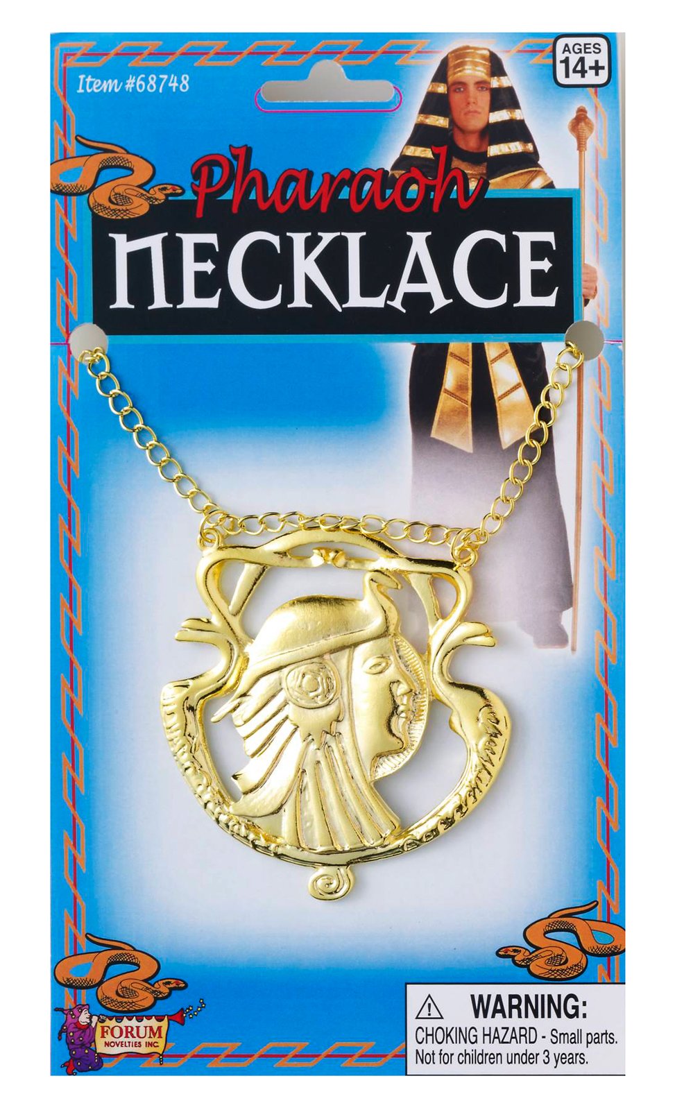 Pharaoh Adult Necklace - Click Image to Close