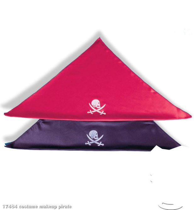 Pirate Bandana - Satin - Click Image to Close