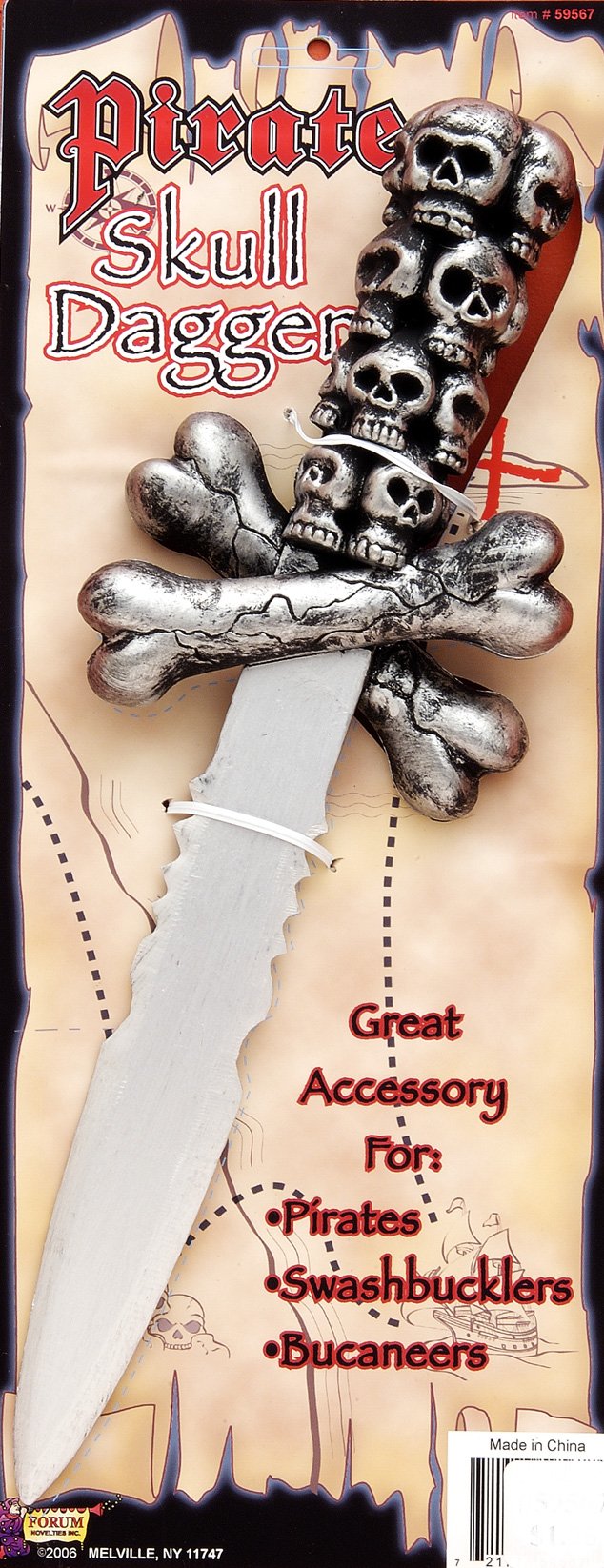 Pirate Skull Dagger - Click Image to Close