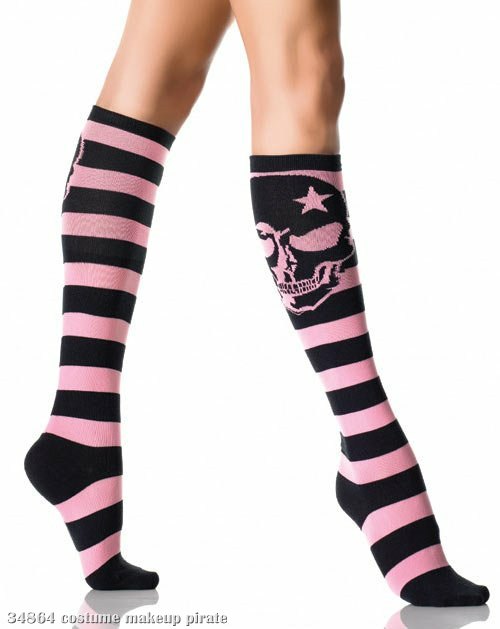 Pirate Girl Knee Socks