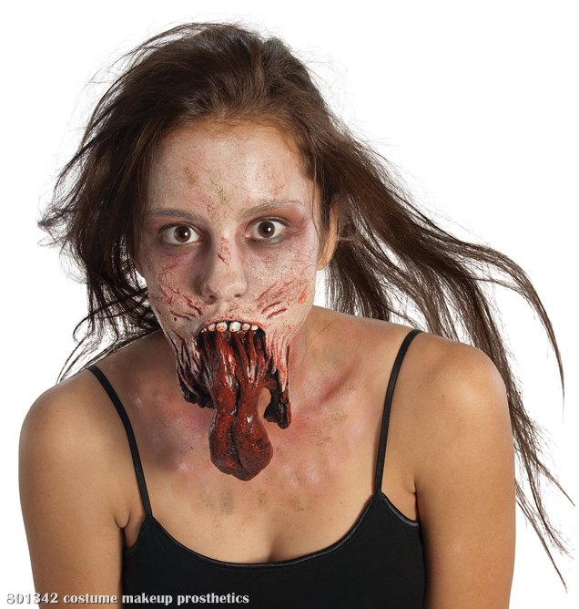 The Walking Dead - Split Jaw Latex Prosthetics (Adult)