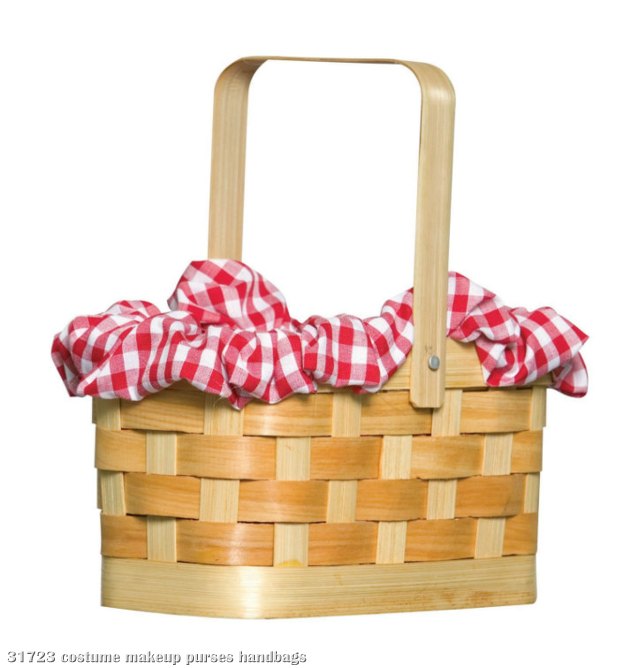 Gingham Basket - Click Image to Close