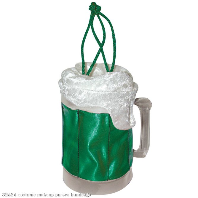 Beer Mug Purse - Green