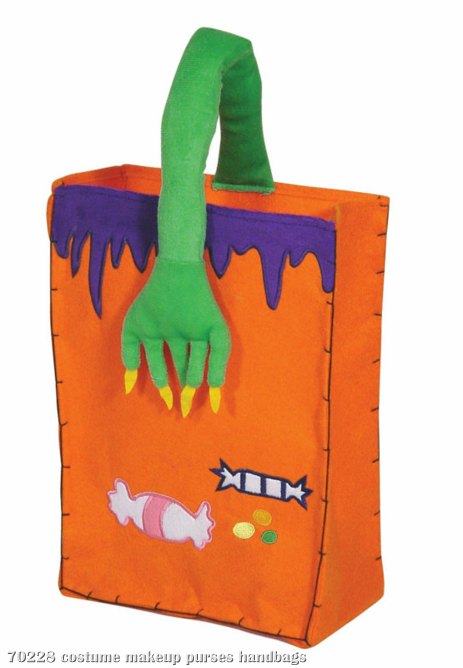 Embroidered Trick or Treat Bag - Click Image to Close