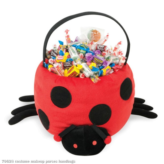 Ladybug Plush Basket - Click Image to Close