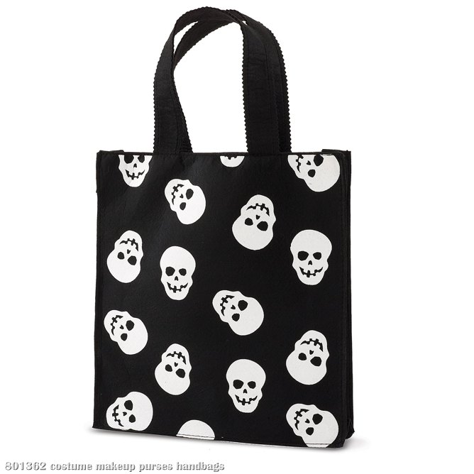 Skull Felt Bag - Click Image to Close