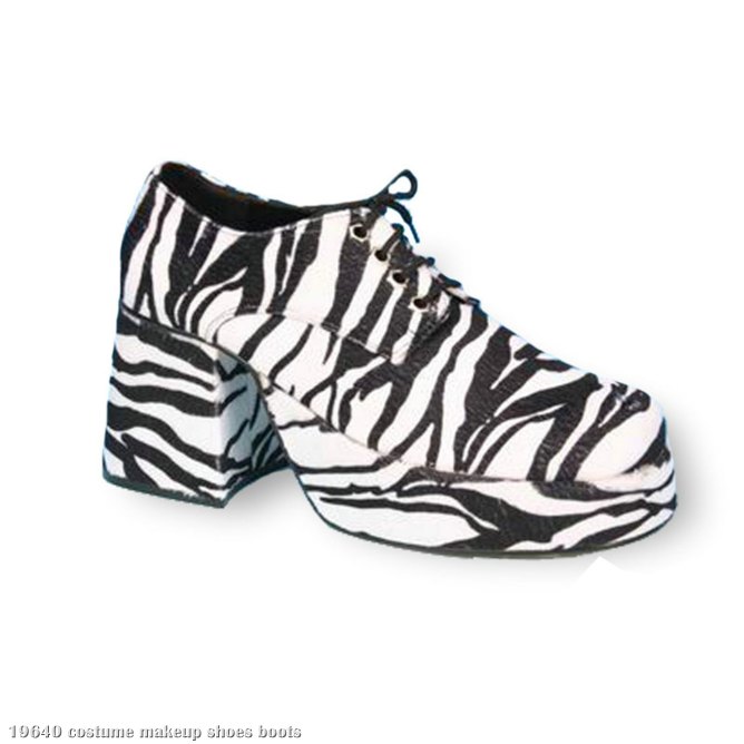 Zebra Platform Adult Shoes