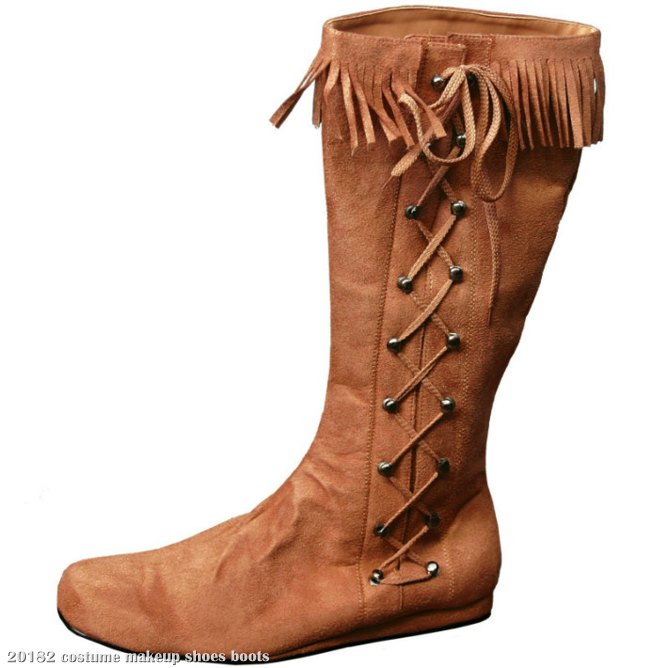 Indian Side Lace Adult Boot - Click Image to Close