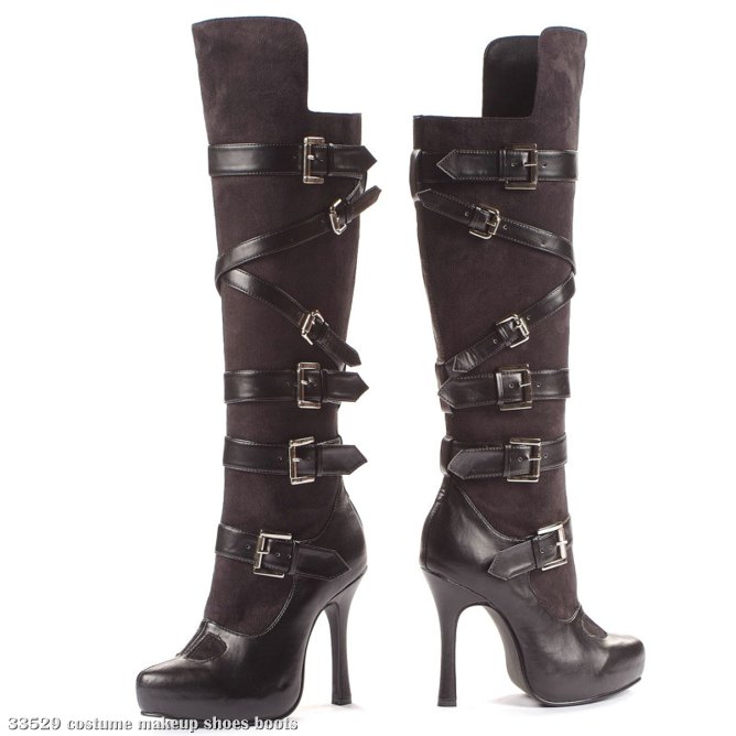 Bandit (Black) Adult Boots - Click Image to Close