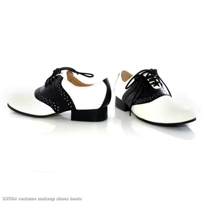 Saddle (Black/White) Child Shoes